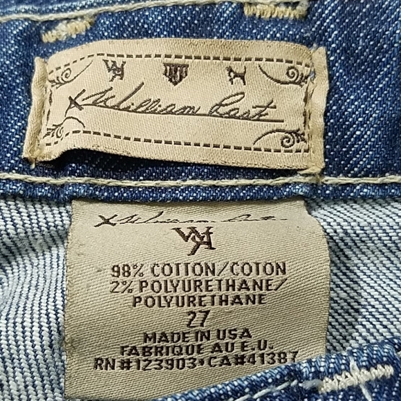 VINTAGE RETRO WILLIAM RAST STELLA CLASSIC RISE  BOOT CUT JEANS SIZE 27 - Picture 6 of 15